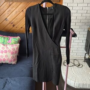 ALL SAINTS sz 6 black dress